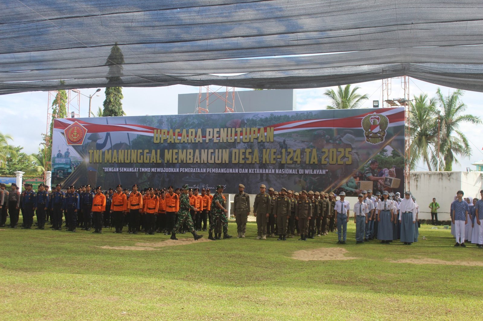 Penutupan TMMD Reguler Ke-124 Kodim 1012/Buntok Resmi Di Tutup