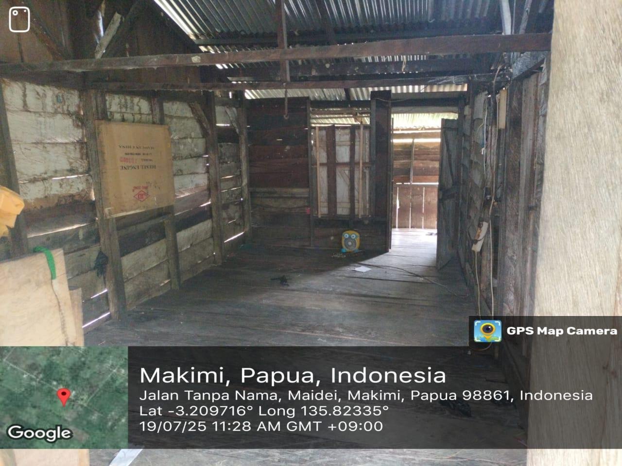 Inilah Tampak Rumah Sasaran Program RTLH TMMD ke-125 Kodim 1705/Nabire di Kampung Manunggal Jaya
