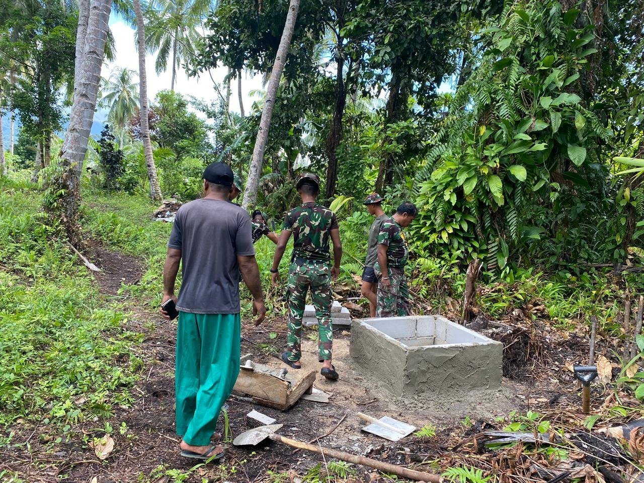 TMMD 127 Kodim 1804/Kaimana Genjot Penyelesaian Sumur, Tiga Titik Terus Dikerjakan