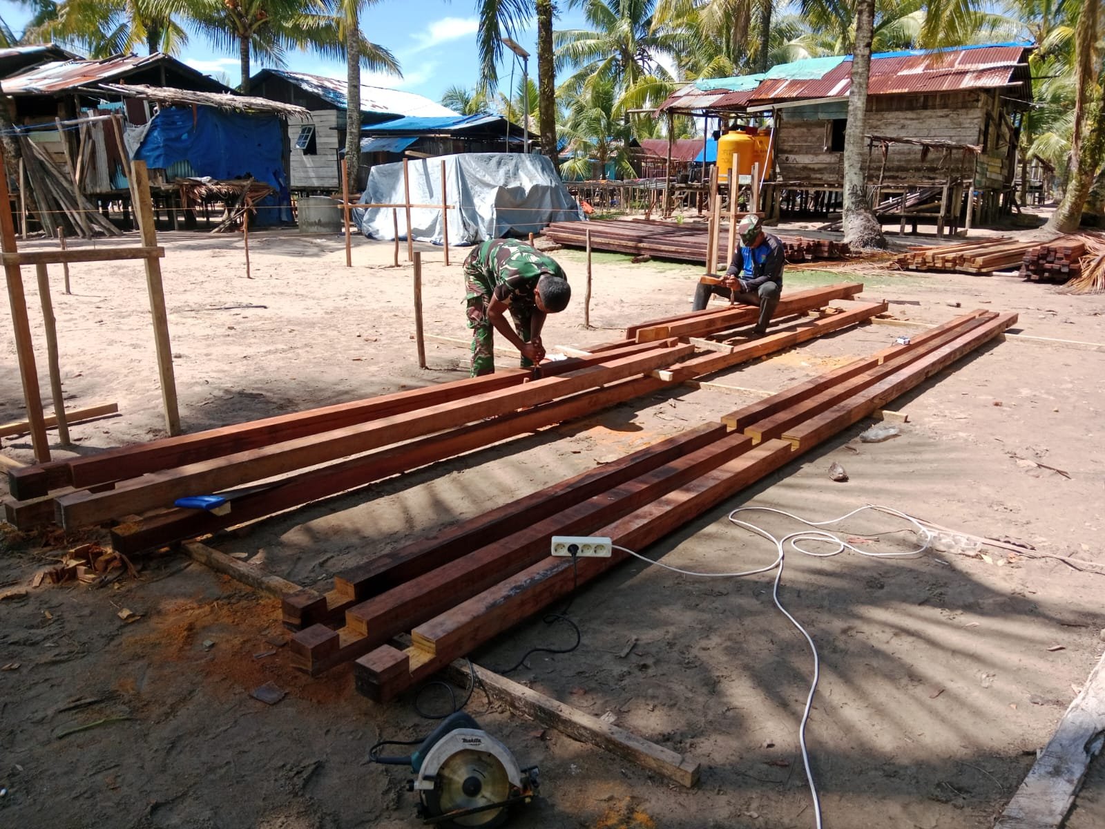 TMMD Ke-128: Membangun Kesejahteraan Melalui Hunian dan Sanitasi