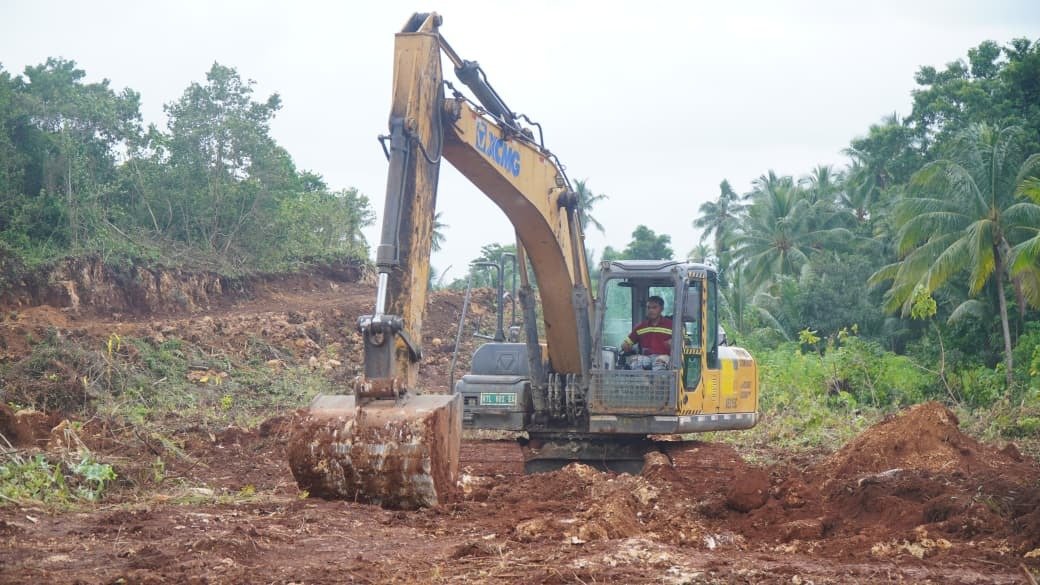 Progres Positif Pembukaan Jalan di Kepulauan Umbele