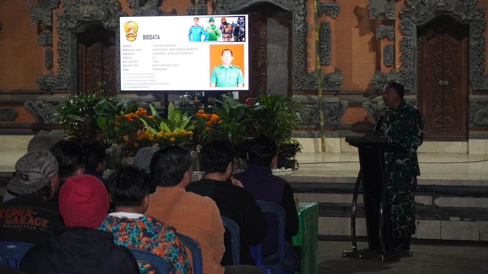 Pendidikan Rekrutmen Prajurit TNI AD dalam TMMD Ke-129 Kodim 1626/Bangli