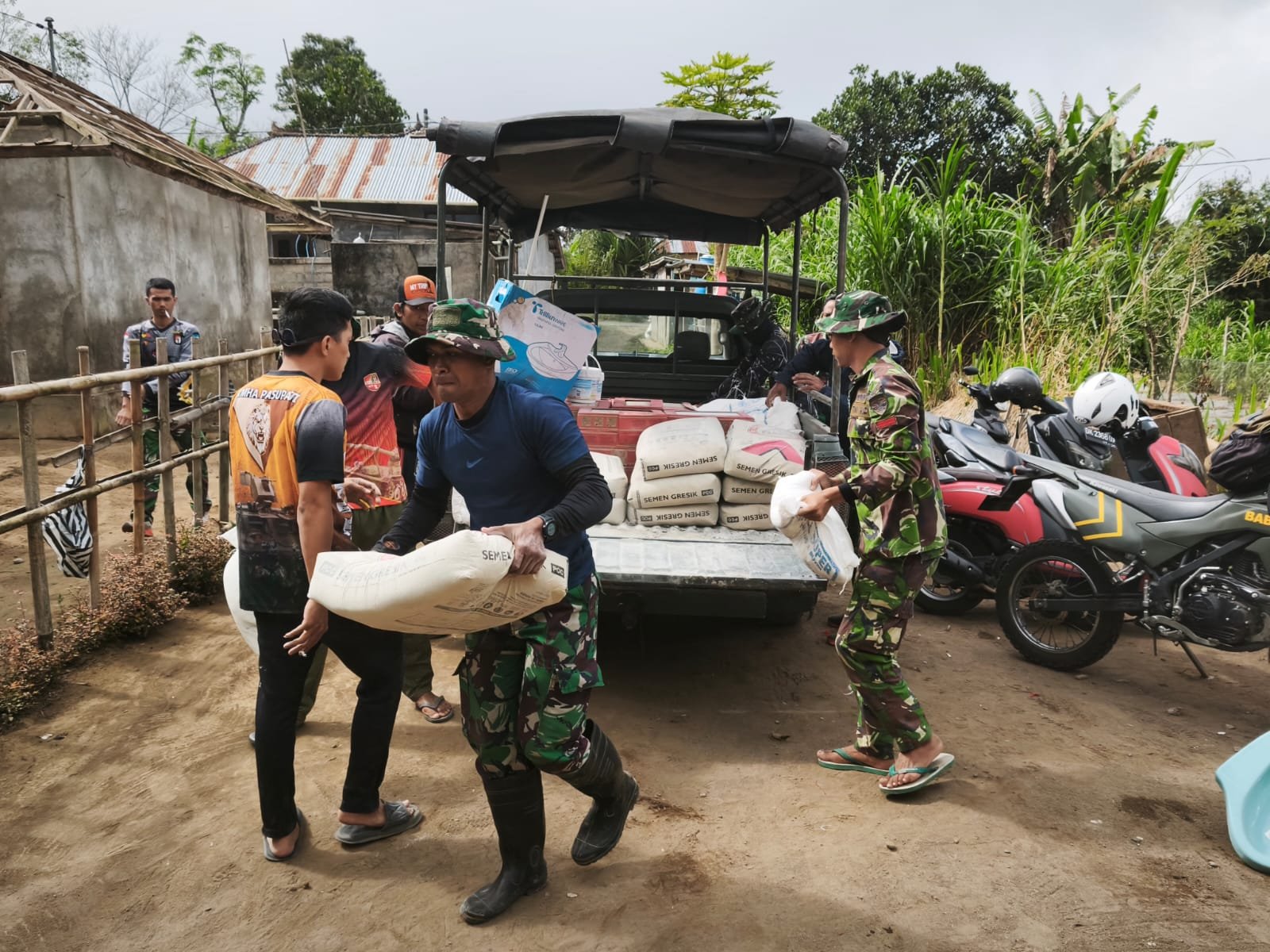 Ketersediaan Material Penting untuk Keberhasilan TMMD Ke-129