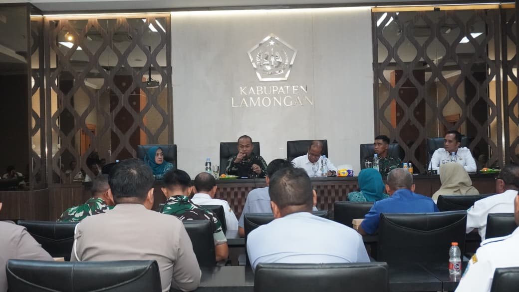 Dandim 0812/Lamongan Pimpin Pertemuan Persiapan TMMD Ke-129