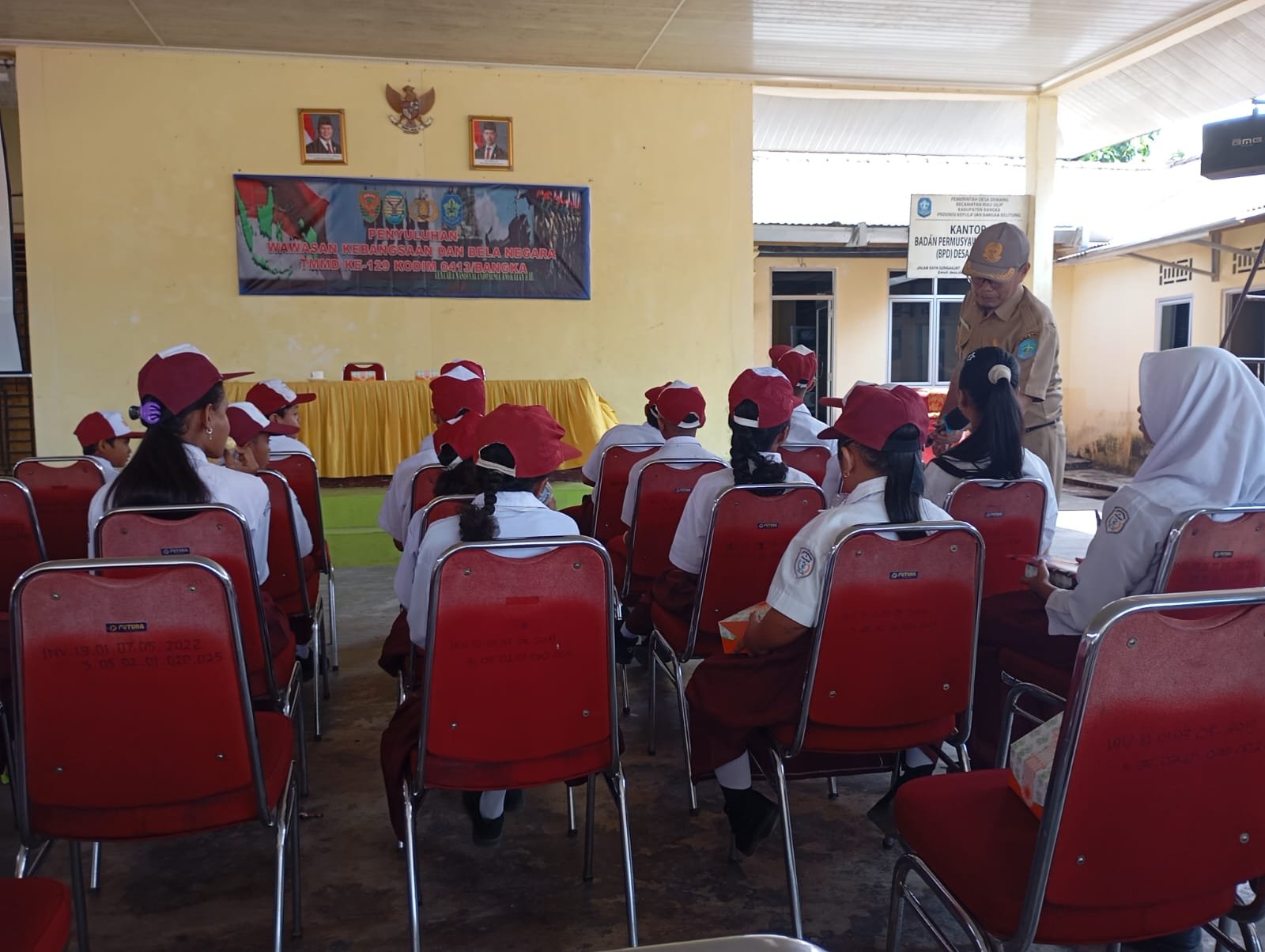 Semangat Masyarakat Dalam Kegiatan Penyuluhan Kebangsaan TMMD Ke-129
