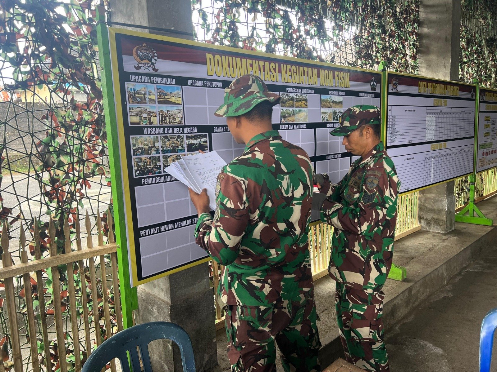 Keseimbangan Sasaran Fisik dan Nonfisik dalam TMMD Ke-129 di Bangli
