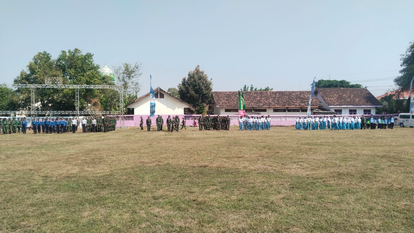 Kesiapan Pembukaan TMMD ke-129 di Ngimbang oleh Kodim 0812/Lamongan dan Pemkab Lamongan