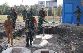 Kunjungan Dansatgas TMMD 129 di Bojonegoro, Semangat Anggota Terbangun