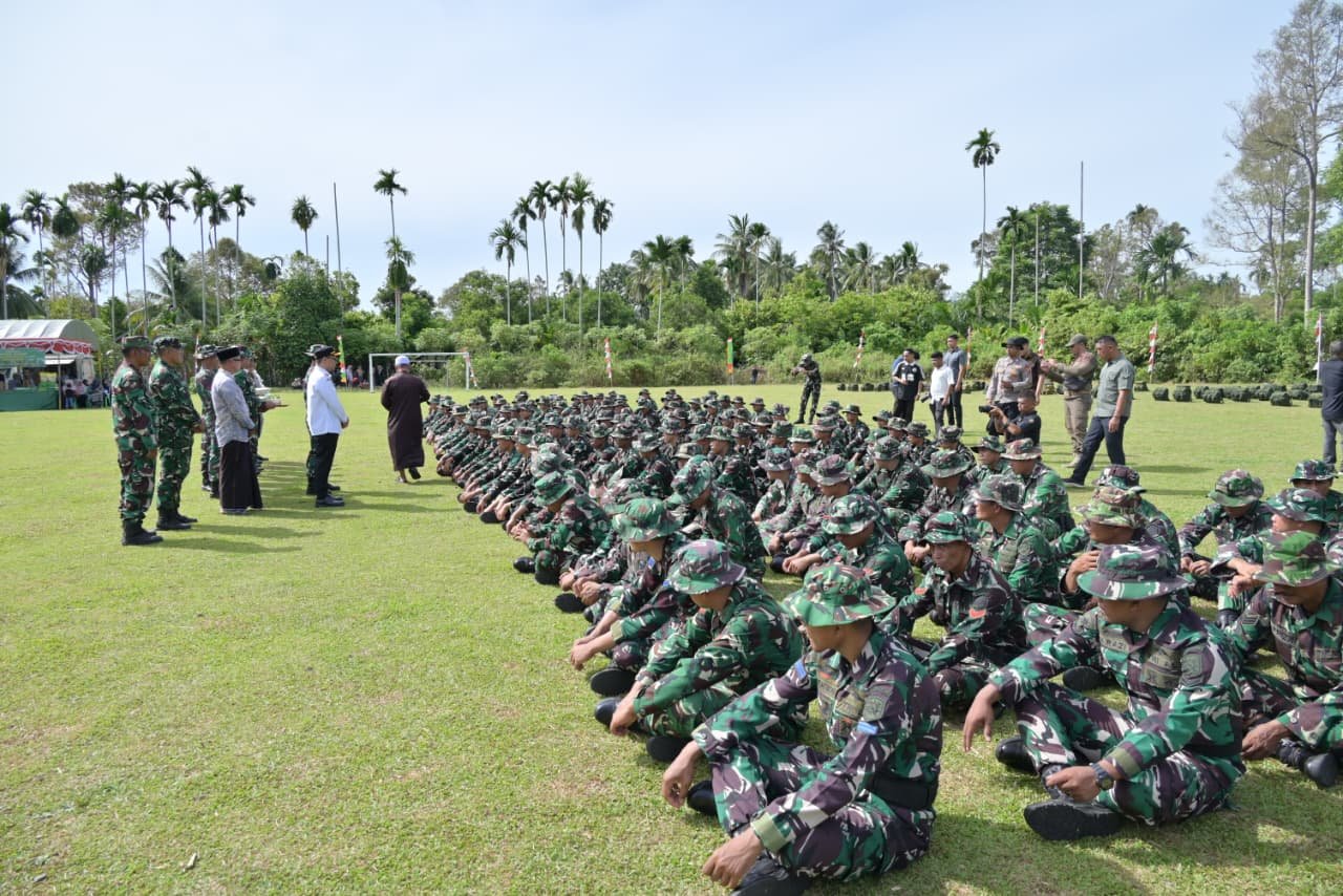 Ritual Peusijuek Tanda Awal TMMD Ke-129 Kodim 0102/Pidie