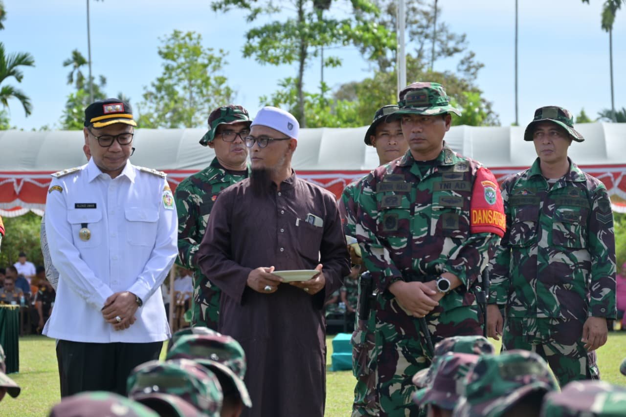 Tradisi Peusijuek Menandai Pembukaan TMMD Ke-129 Kodim 0102/Pidie