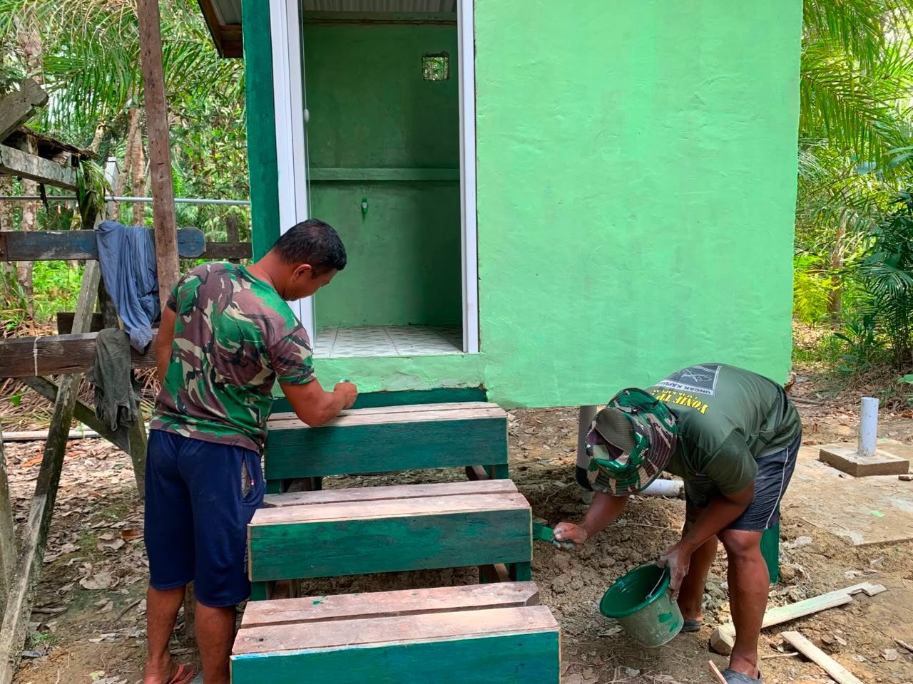 Pembangunan MCK di Gereja Santo Fransiskus Xaverius Segera Rampung