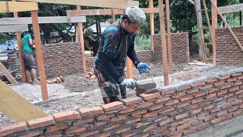 Optimisme Satgas TMMD Ke-129 Kodim 0102/Pidie dalam Rehabilitasi RTLH