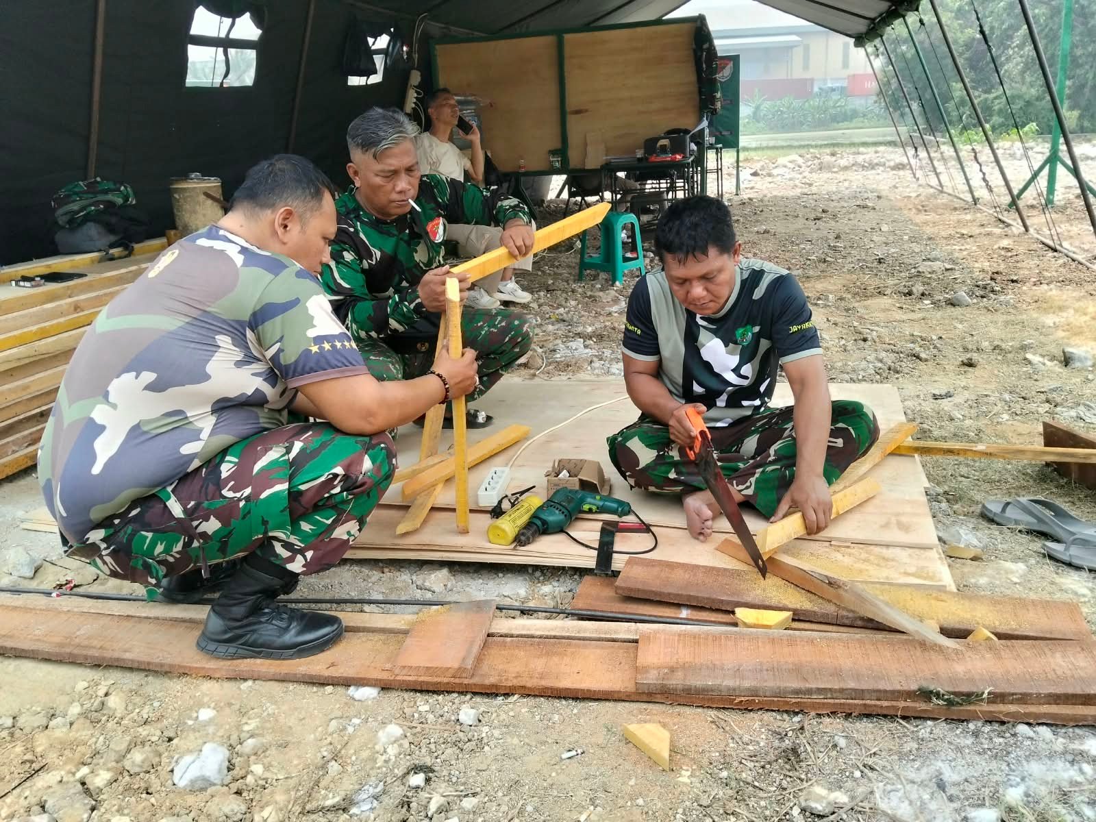 Proyek TMMD ke-130 Dorong Peningkatan Infrastruktur di Desa Sumur Bandung