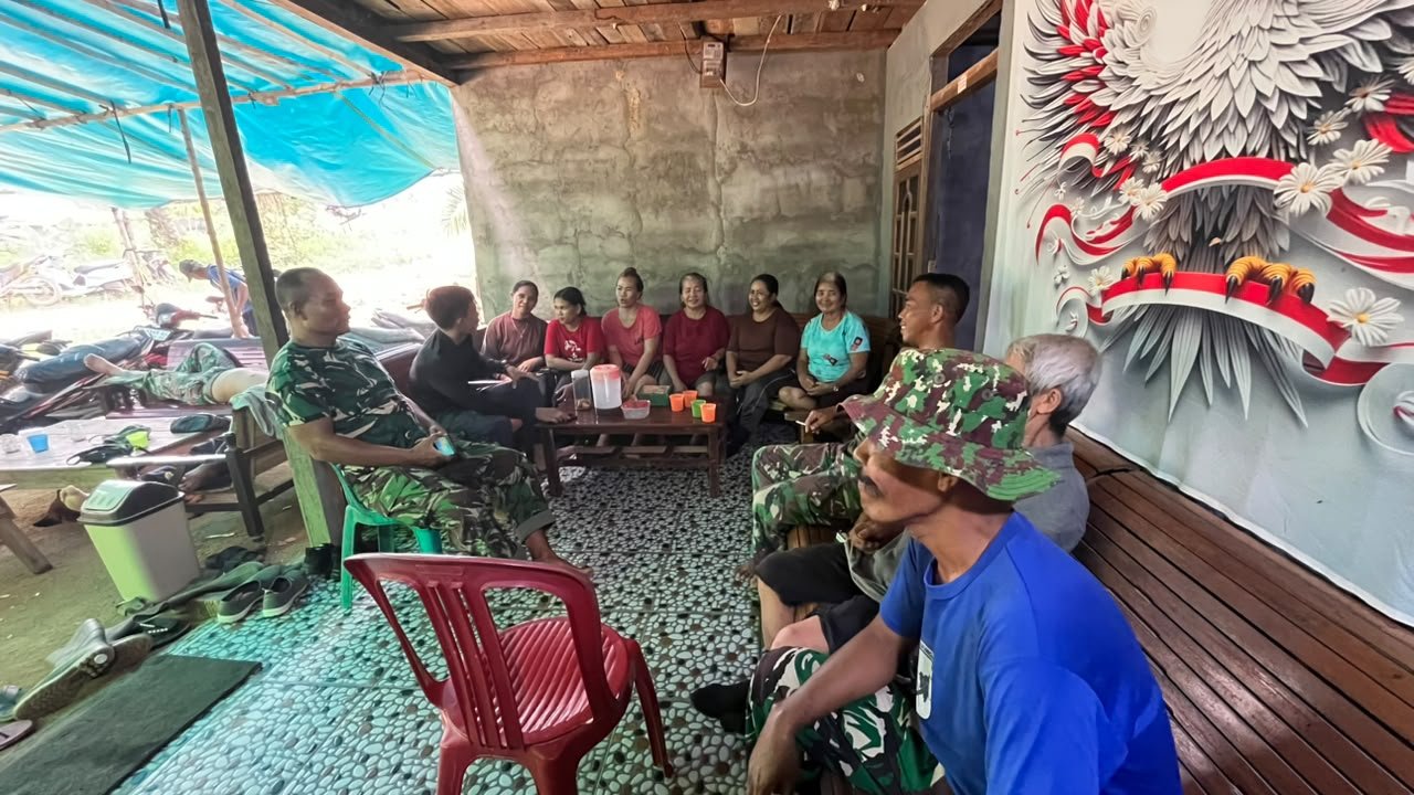 Keterlibatan Aktif Masyarakat Memperkuat Program TMMD di Desa Nahaya Timawang