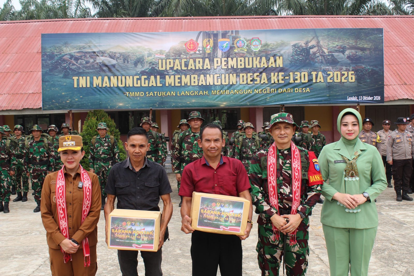 TMMD ke-130: Membangun Desa Melalui Ketahanan Pangan dan Kesadaran Lingkungan
