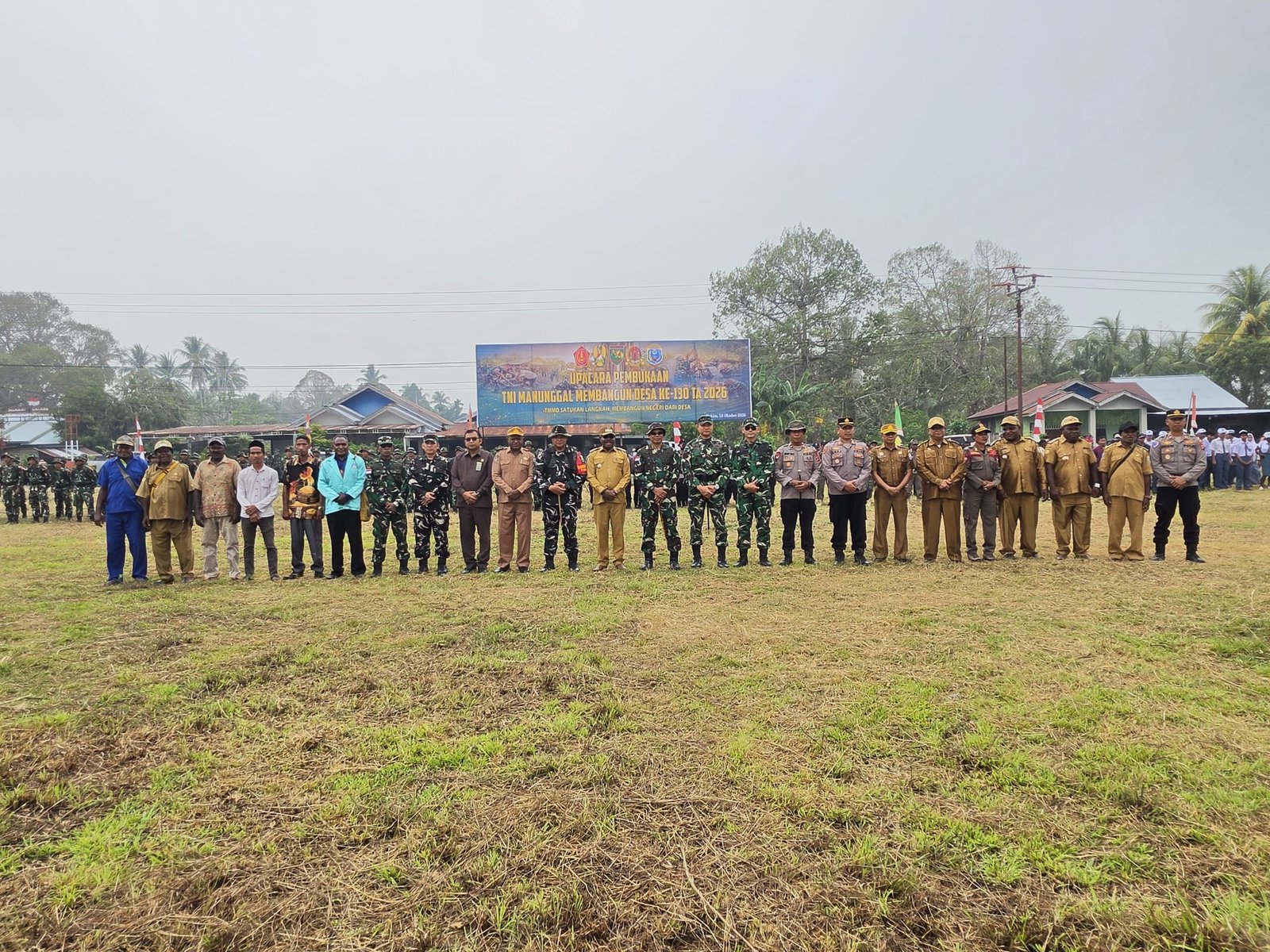 TMMD Ke-130 di Nabire: Sinergi TNI, Polri, dan Masyarakat dalam Pembangunan
