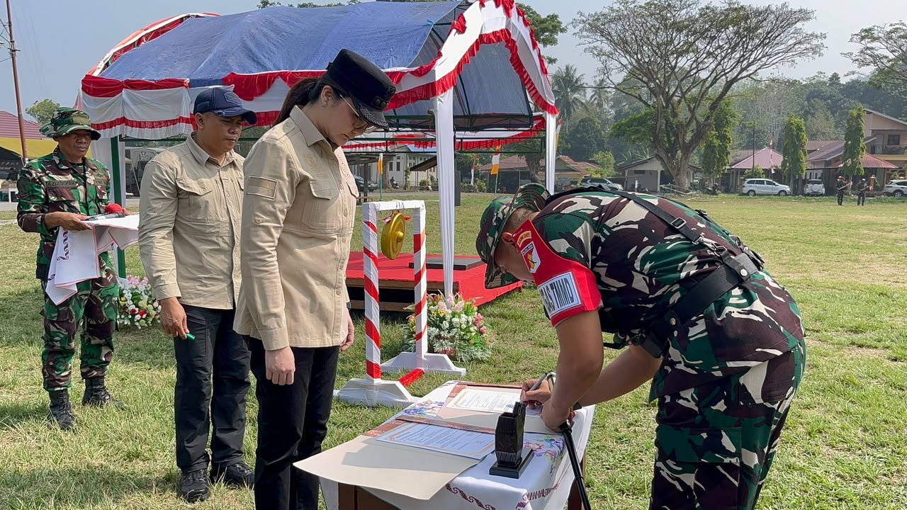 TNI dan Pemkab Poso Resmi Luncurkan TMMD ke-130 untuk Maju Bersama Desa