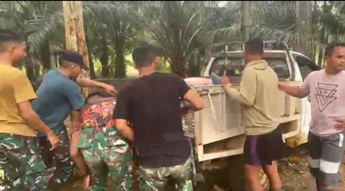 Satgas Kodim 1210/Landak Galang Kerja Sama untuk Proyek Pembangunan TMMD